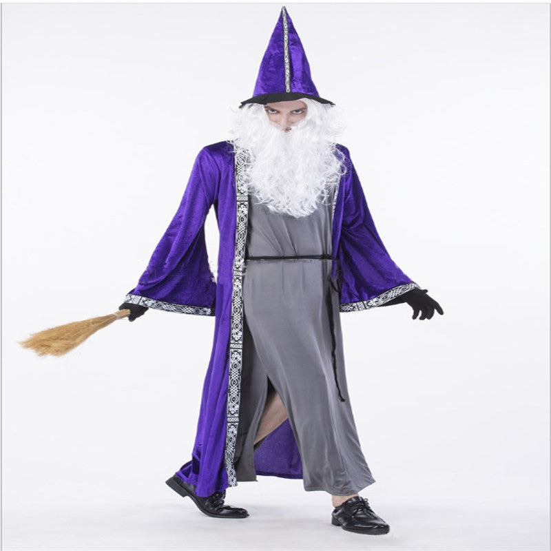 Halloween adult wizard costume