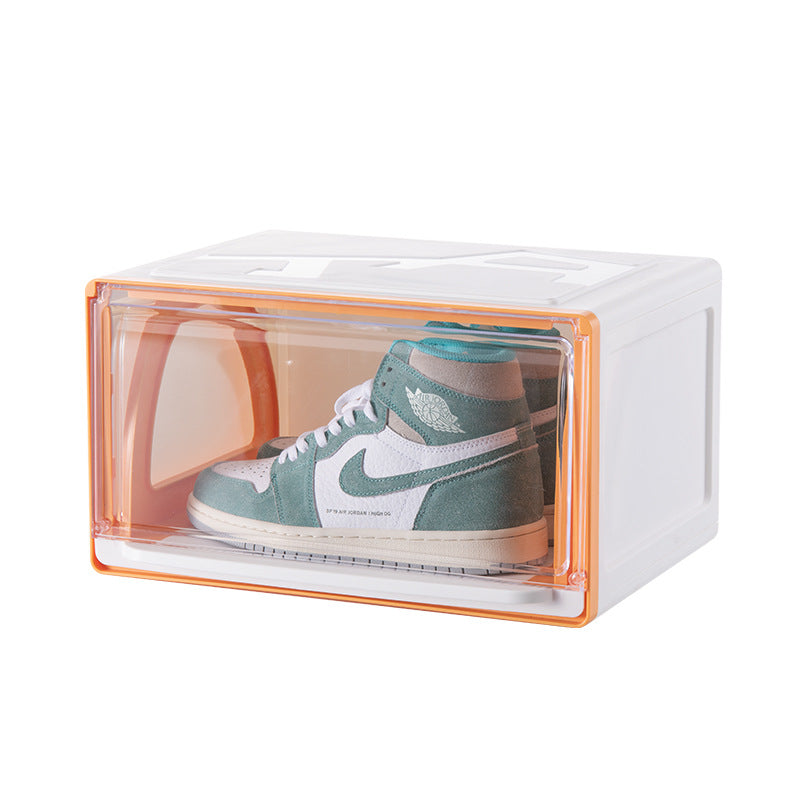 Transparent Plastic Thickened Basketball Shoes Dust Box Drawer Type