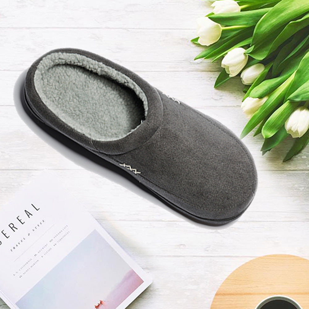 Warm Winter Men Casual Slippers. For Home & Bathroom. Soft Warming Footwear.