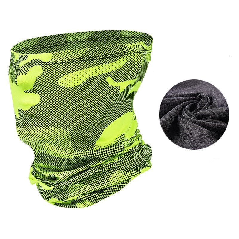 Silk Ice Tube Mask for Sun Protection: A Sports Scarf, Balaclava, and Headband for Men and Women