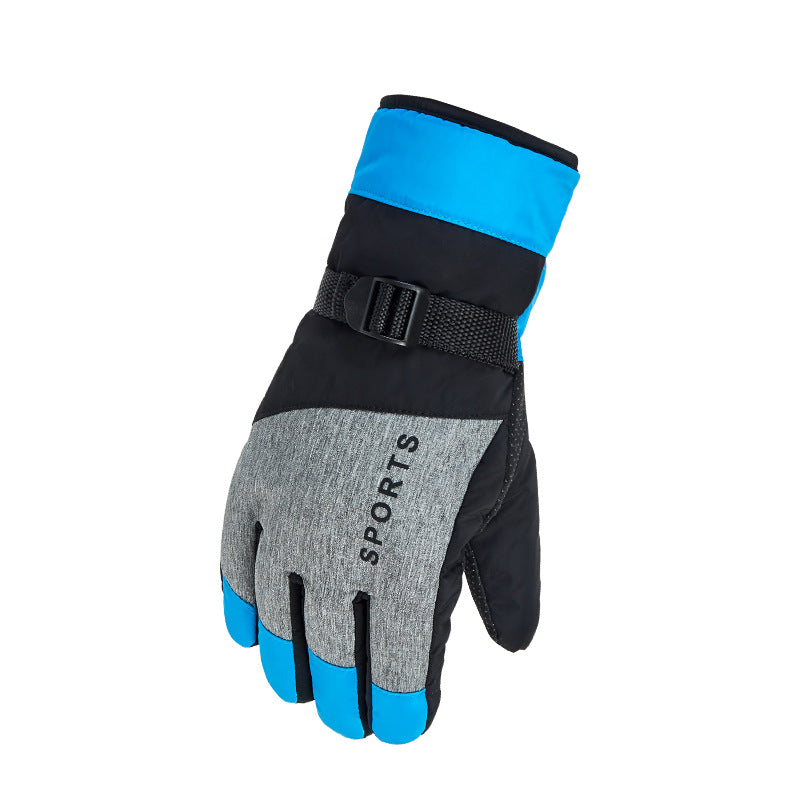 Men Ski Gloves Thickened And Velvet