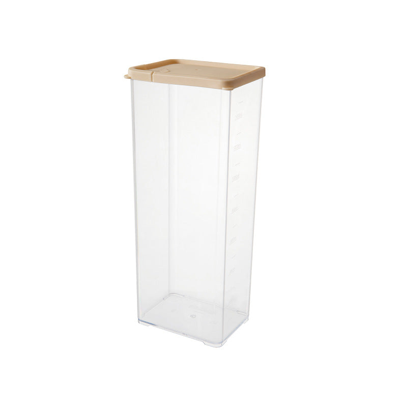 Plastic transparent storage box for kitchen storage