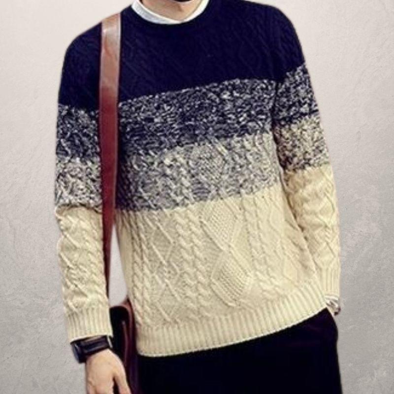 Gradient sweater men. Trendy fashionable good looking with best quality material.