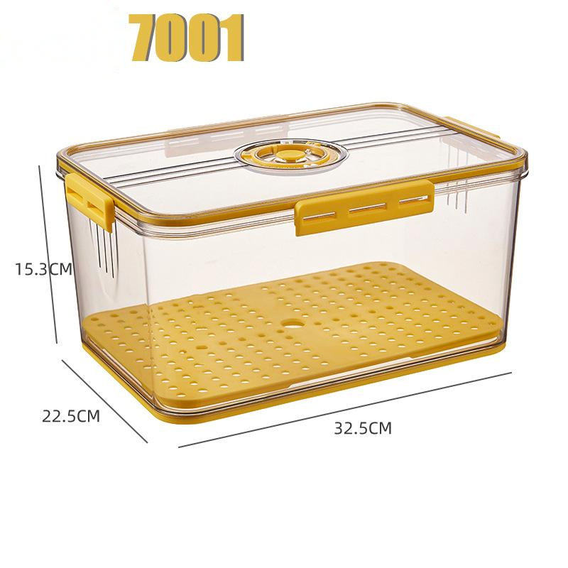 Refrigerator Storage Box Transparent Food Grade PET Plastic Storage Box