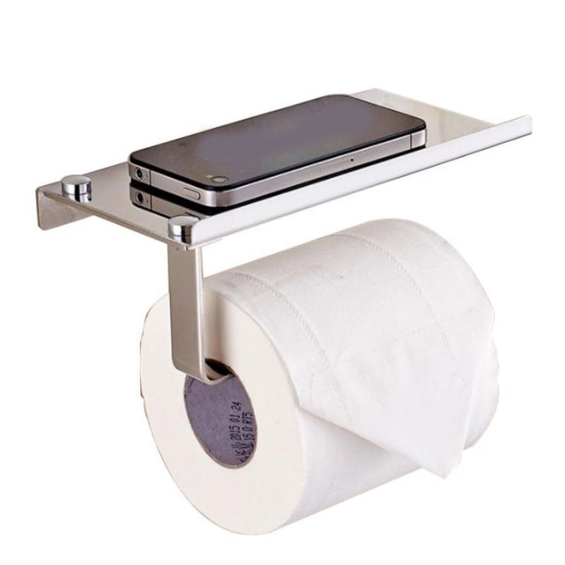 Stainless Steel Mobile Tissue Holder Toilet Tissue Box