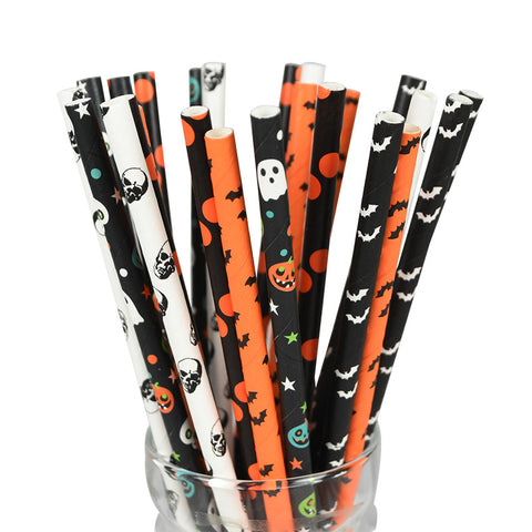 Halloween decoration straws