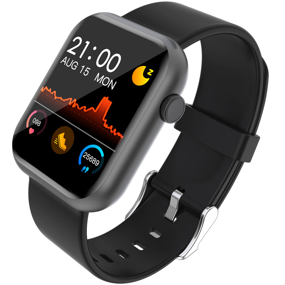 R3L full touch smart watch. A smartwatch at cheap price. Fitness tracker sports activities. Can monitor health status and sports activities in real-time. The smartwatch comes with a square dial suitable for all.