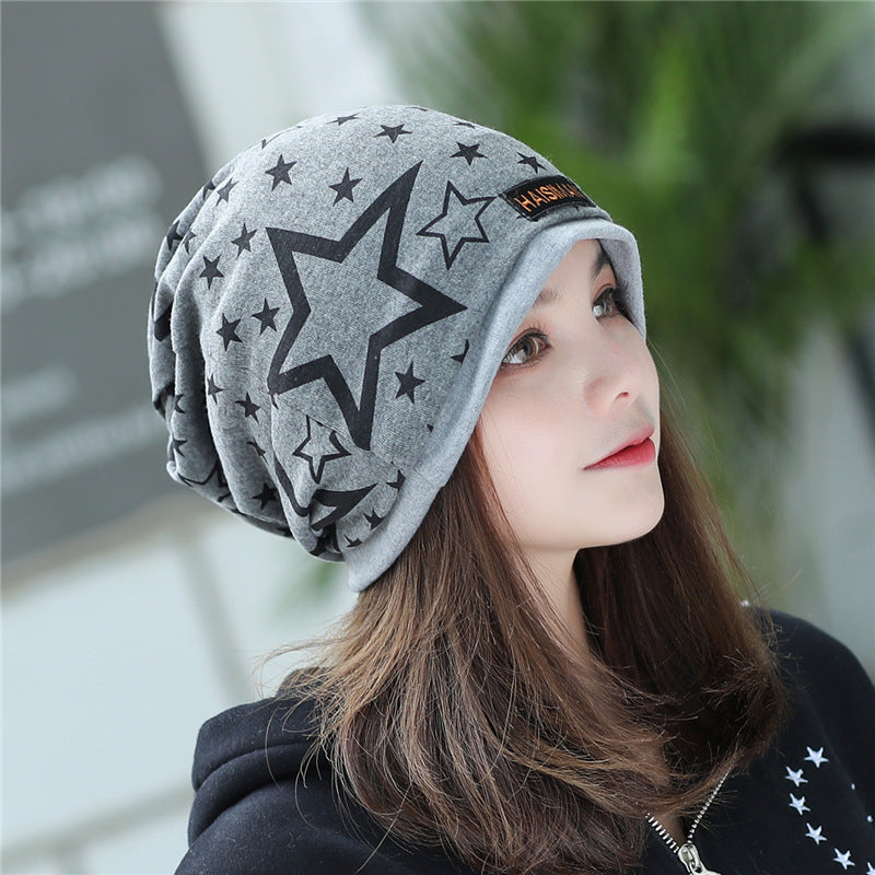 Comfortable and warm hood ladies hats