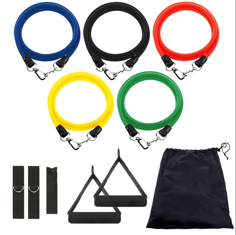 11-piece suit fitness rally pull sports rope tool