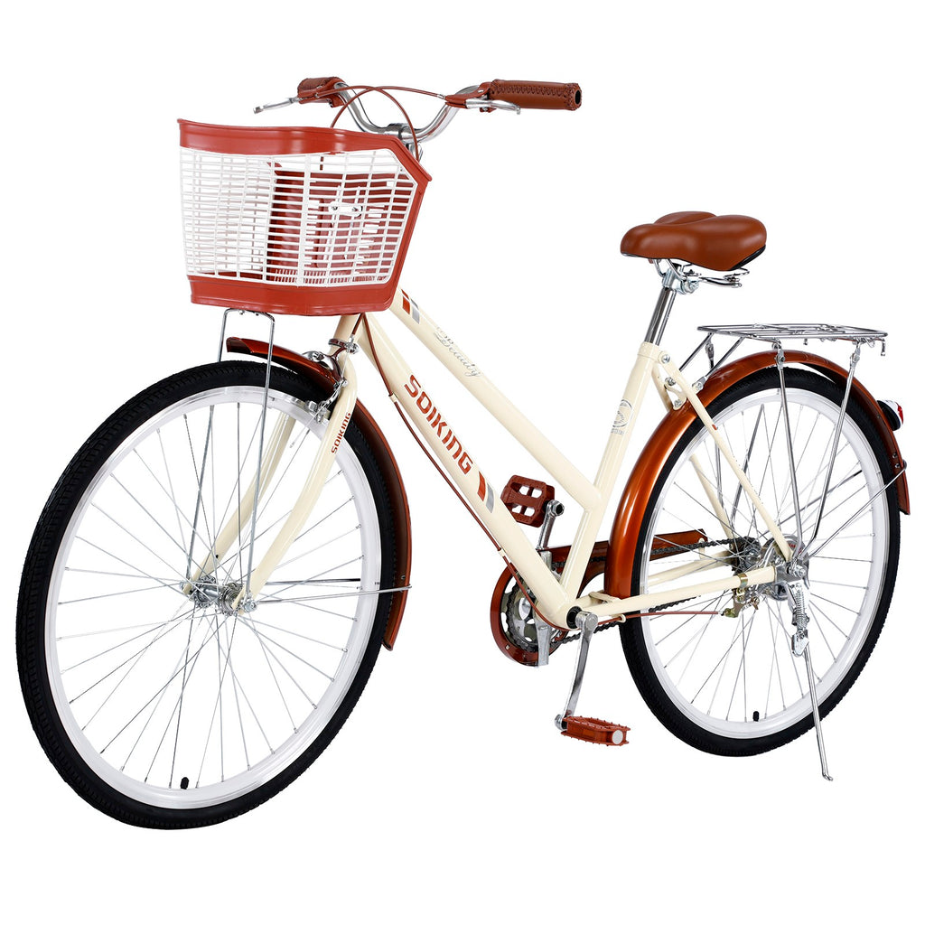 Quick and Convenient 26-Inch City Commuter Bicycle for Ladies - Perfect for Urban Princesses