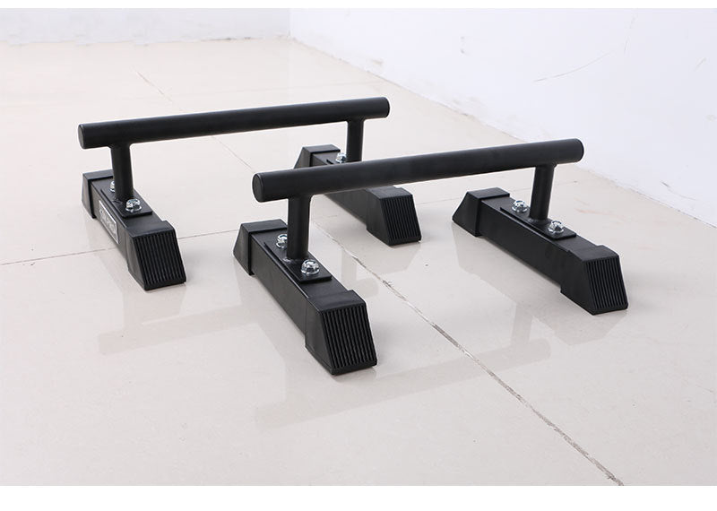 Split Parallel Bars Home Fitness Equipment - Ideal for Gymnastics and Calisthenics Workouts. Portable Black Parallel Bars for Gymnastics and Calisthenics by Tumbl Trak