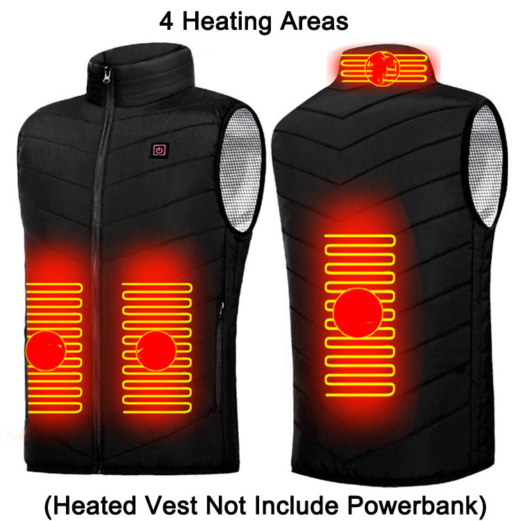 Winter USB Heating Jacket Men's And Women's Fashion Hunting Warm Clothing.