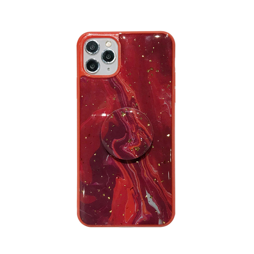 Marble bracket mobile phone case