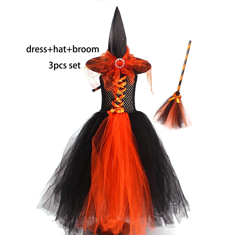 Halloween Costume Witch Tutu Child