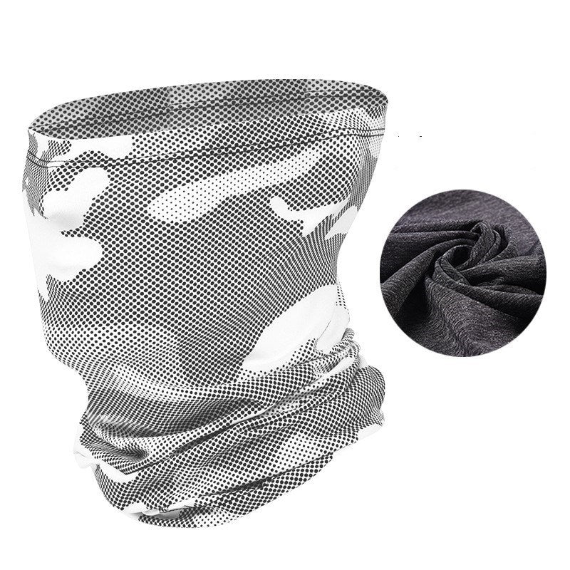 Silk Ice Tube Mask for Sun Protection: A Sports Scarf, Balaclava, and Headband for Men and Women