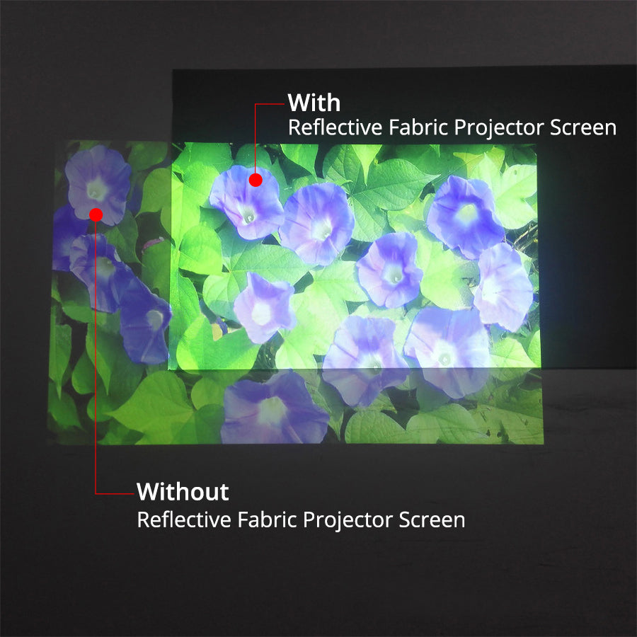 Daytime universal projector screen