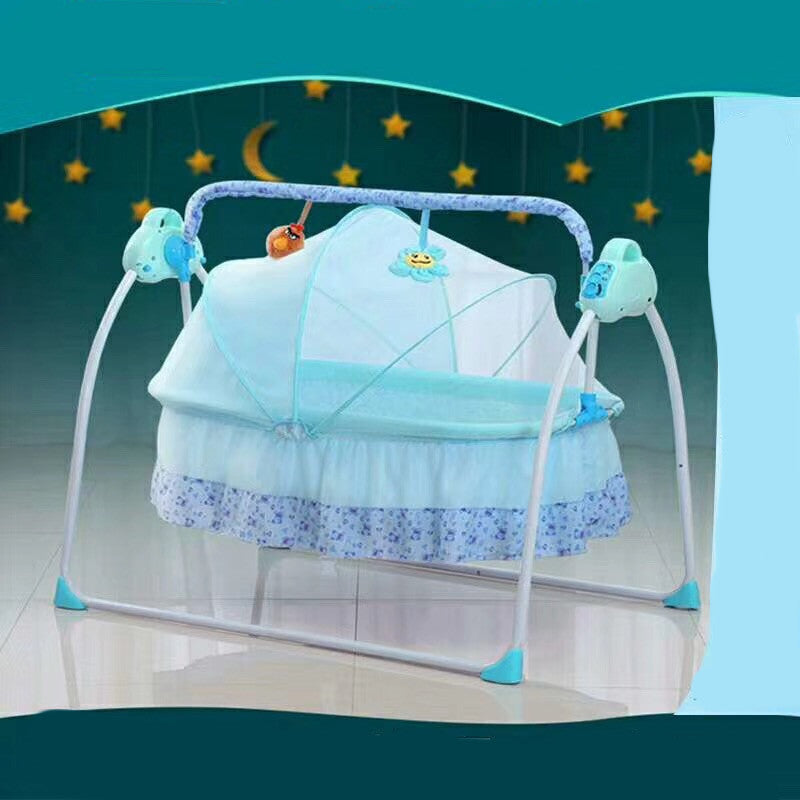 Newborn Automatic Bluetooth Baby Cradle Bed