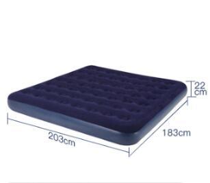 Outdoor Inflatable Flocking Air Bed