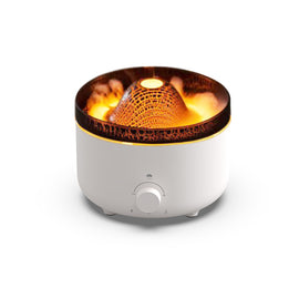 Fire Volcano Humidifier and Air Diffuser. Portable Flame Essential Oil Aroma Mini Volcanic