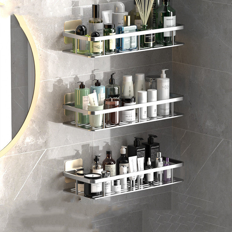 Perforation-free Wall-mounted Bathroom Shelf For Bathroom Storage