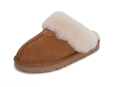 Winter warm non-slip slippers