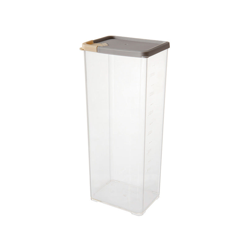 Plastic transparent storage box for kitchen storage