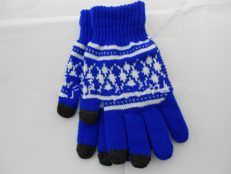 Touch screen gloves thick brushed warm touch screen gloves