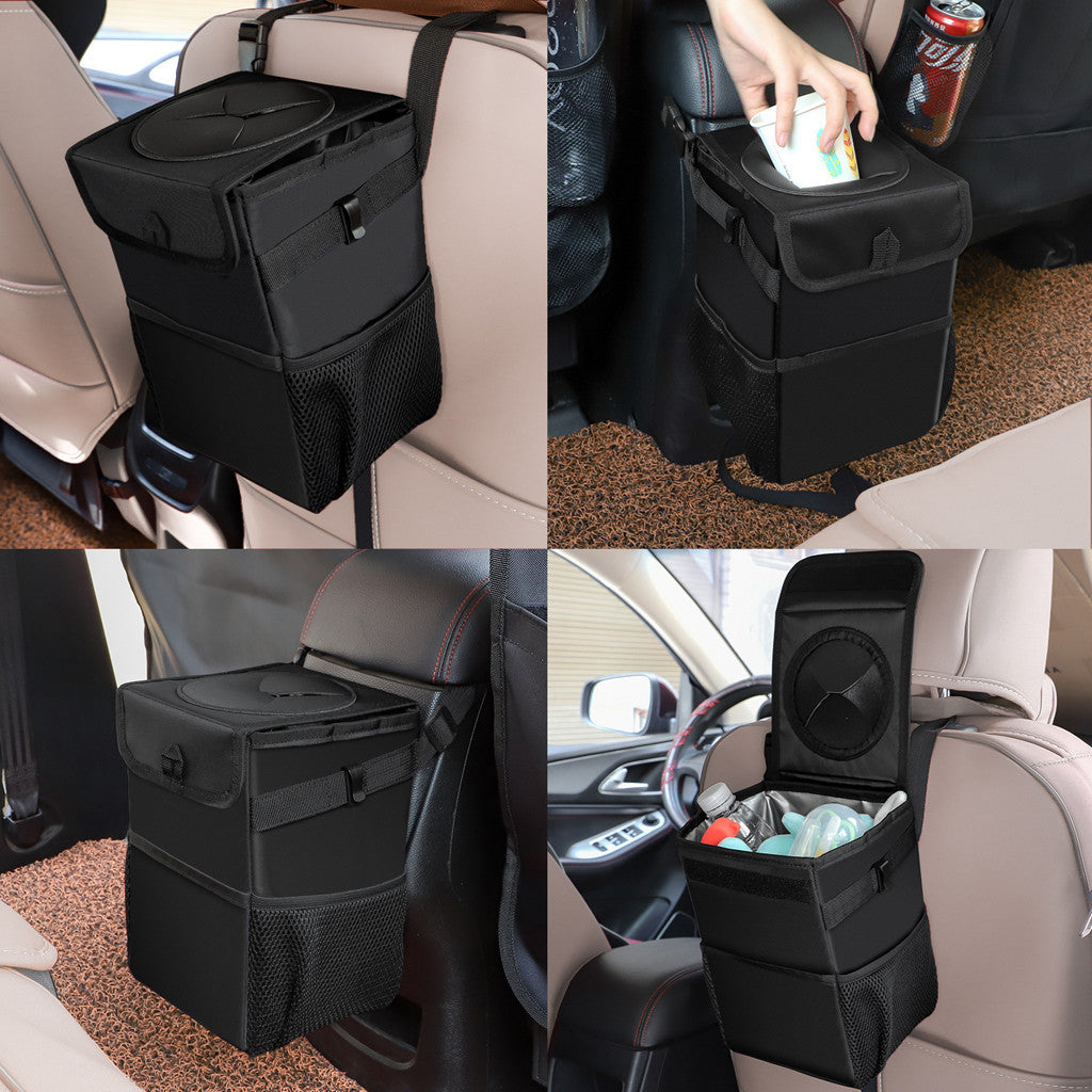 Foldable Waterproof Back Storage Car trash Can Trash Can