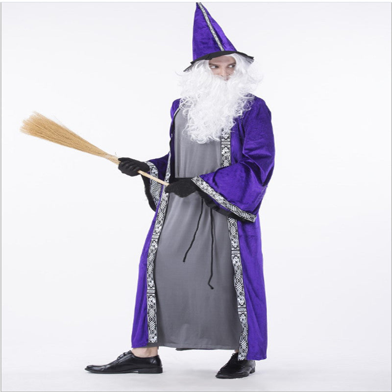 Halloween adult wizard costume