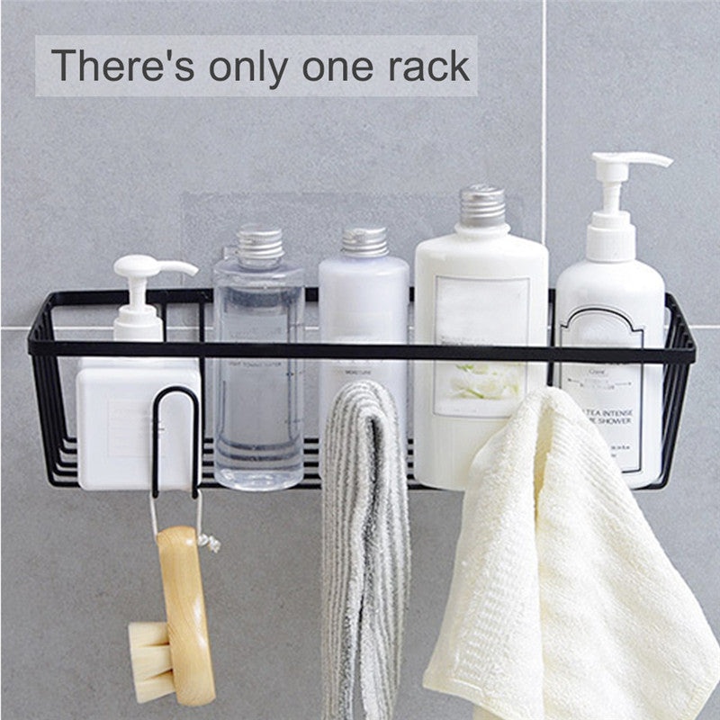 Bathroom wall rack