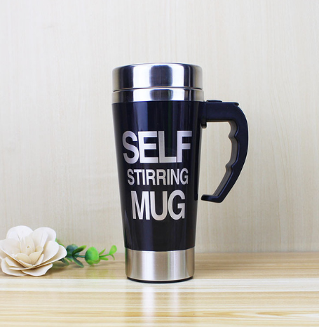 Automatic Stirring Cup: Eco-Friendly, Food-Grade Stainless Steel Mug for Coffee and Milk