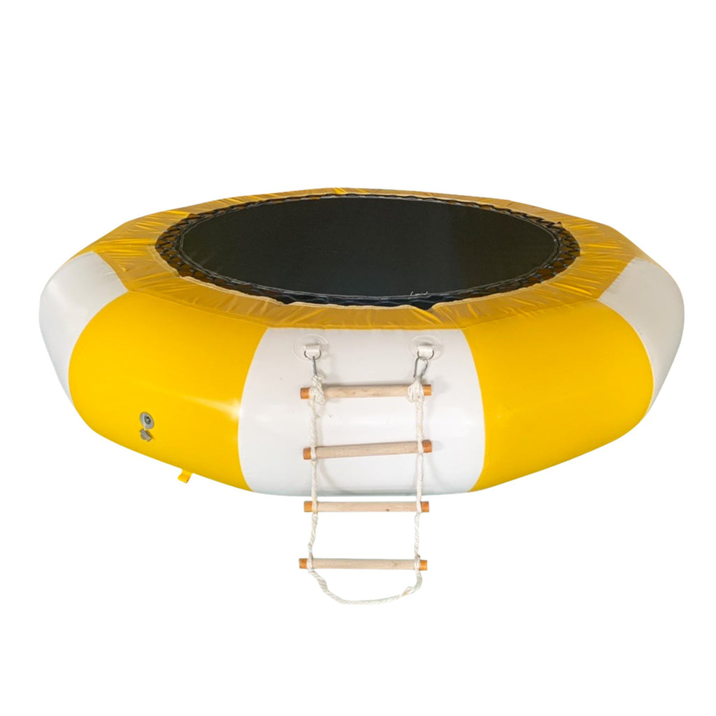 10Ft Inflatable Water Trampoline Bounce Swim Platform For Water-Sports