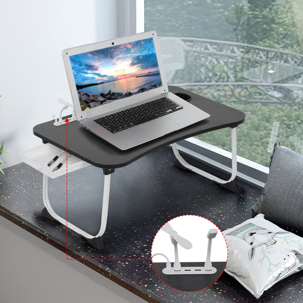 Large Bed Tray Foldable Portable Multifunction Laptop Desk Lazy Laptop Table