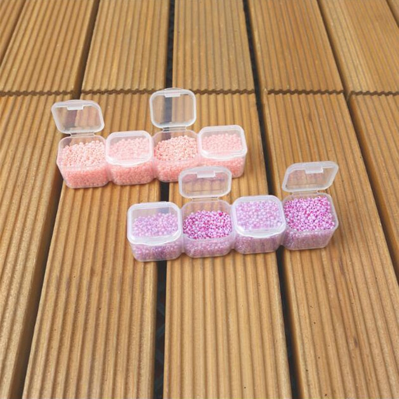 Jewelry Storage Box Transparent Plastic Box With 28 Cells