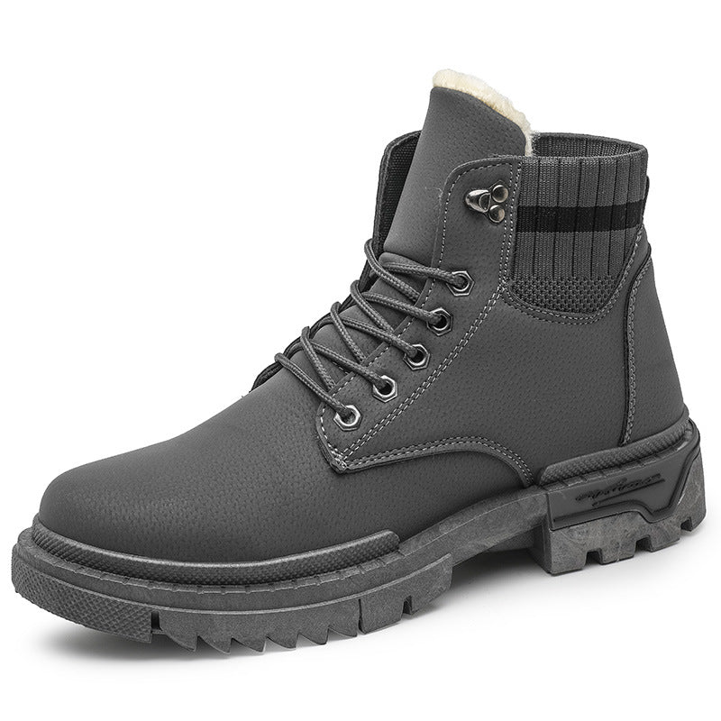 Casual high-top men's boots desert cotton boots