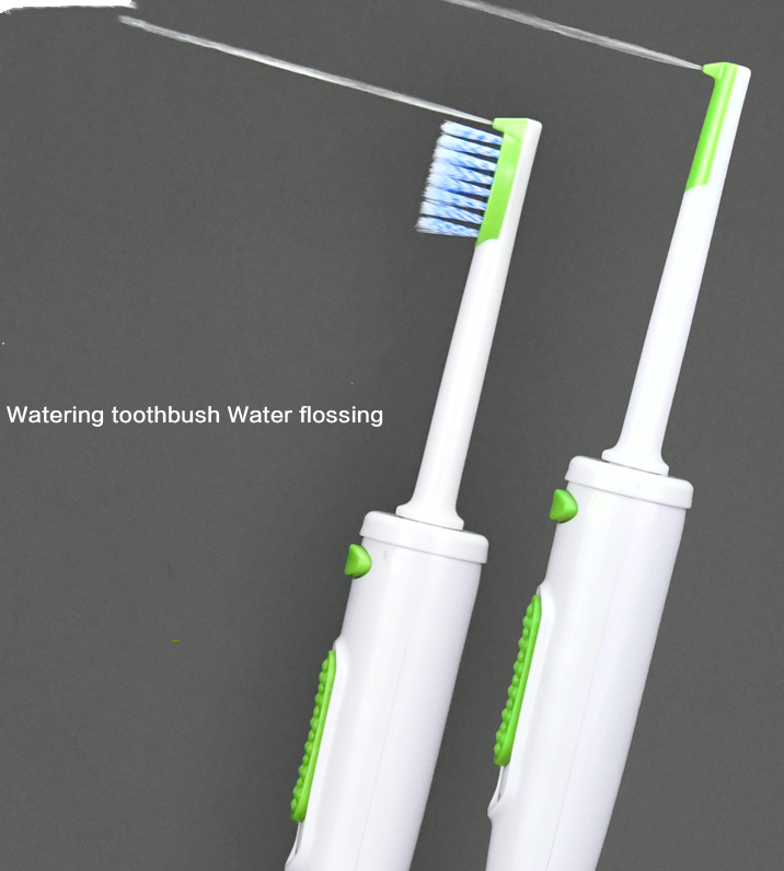 Orthodontic water spray toothbrush small head soft hair brushing braces correcting teeth special tooth cleaner portable water floss combination