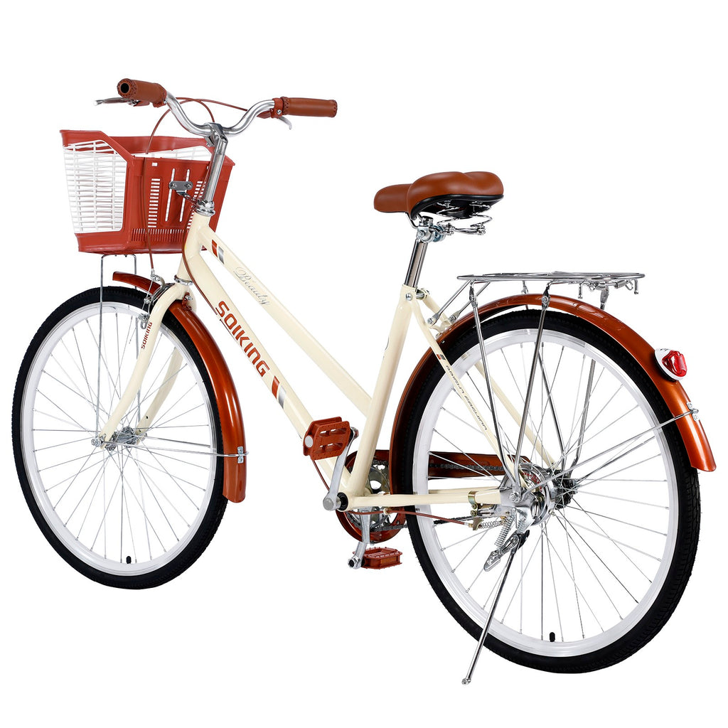 Quick and Convenient 26-Inch City Commuter Bicycle for Ladies - Perfect for Urban Princesses