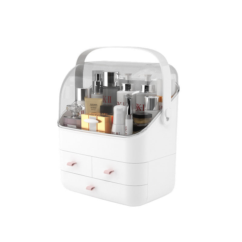 Multifunctional Transparent Makeup Portable Drawer Separation Storage Box