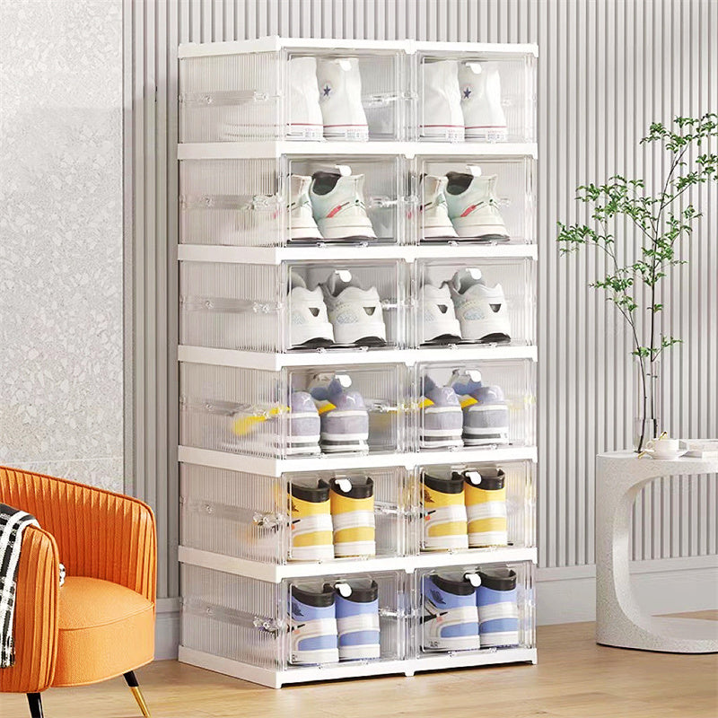 Home Easy Installation Folding Combination Shoe Storage Box