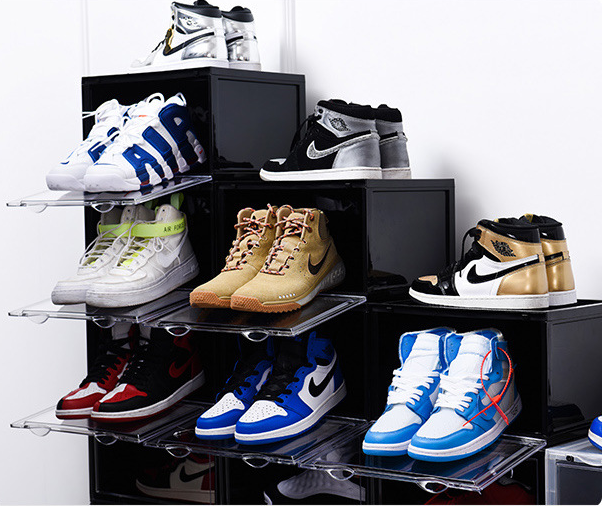 High-top shoe storage box