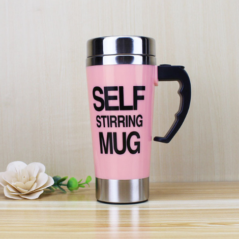 Automatic Stirring Cup: Eco-Friendly, Food-Grade Stainless Steel Mug for Coffee and Milk