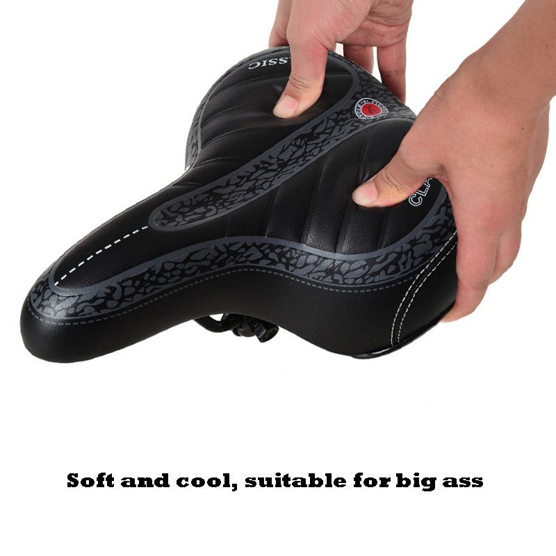 Comfort Wide Big Bum Bike Bicycle Gel Cruiser Extra Sporty Soft Pad Saddle Seat