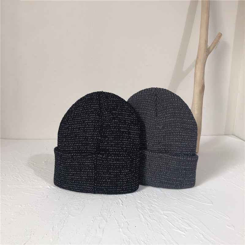 Unisex Autumn and Winter Hats. Trendy Reflective Knitted warming nice looking Hats.