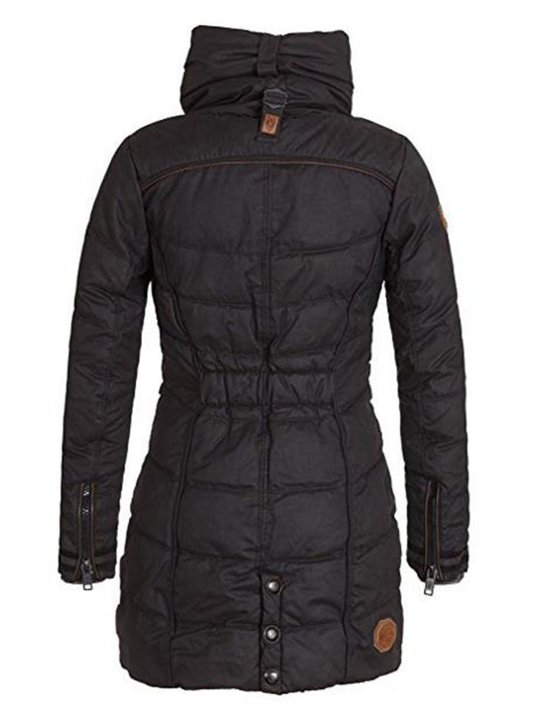 Short Slim Coat. Winter solid hooded Jacket Women Plus Size Parkas thicken Outerwear.