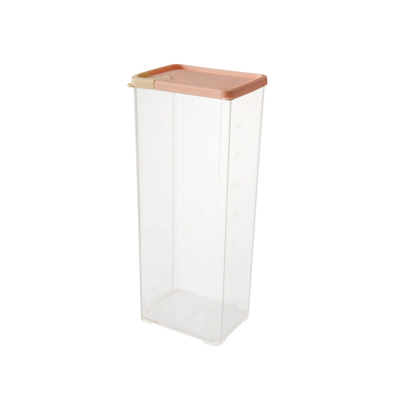 Plastic transparent storage box for kitchen storage