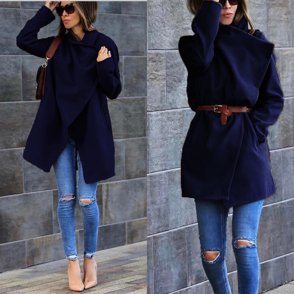 Cross-border E-commerce For Women's Mid-length Coats