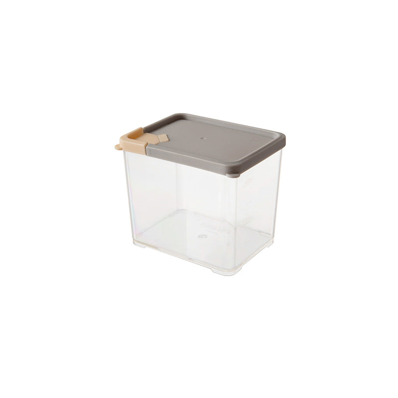 Plastic transparent storage box for kitchen storage