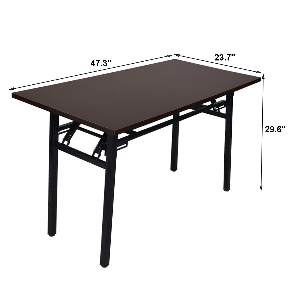 Folding Computer Desk Modern Writing Table For Home Office Study 47 Long