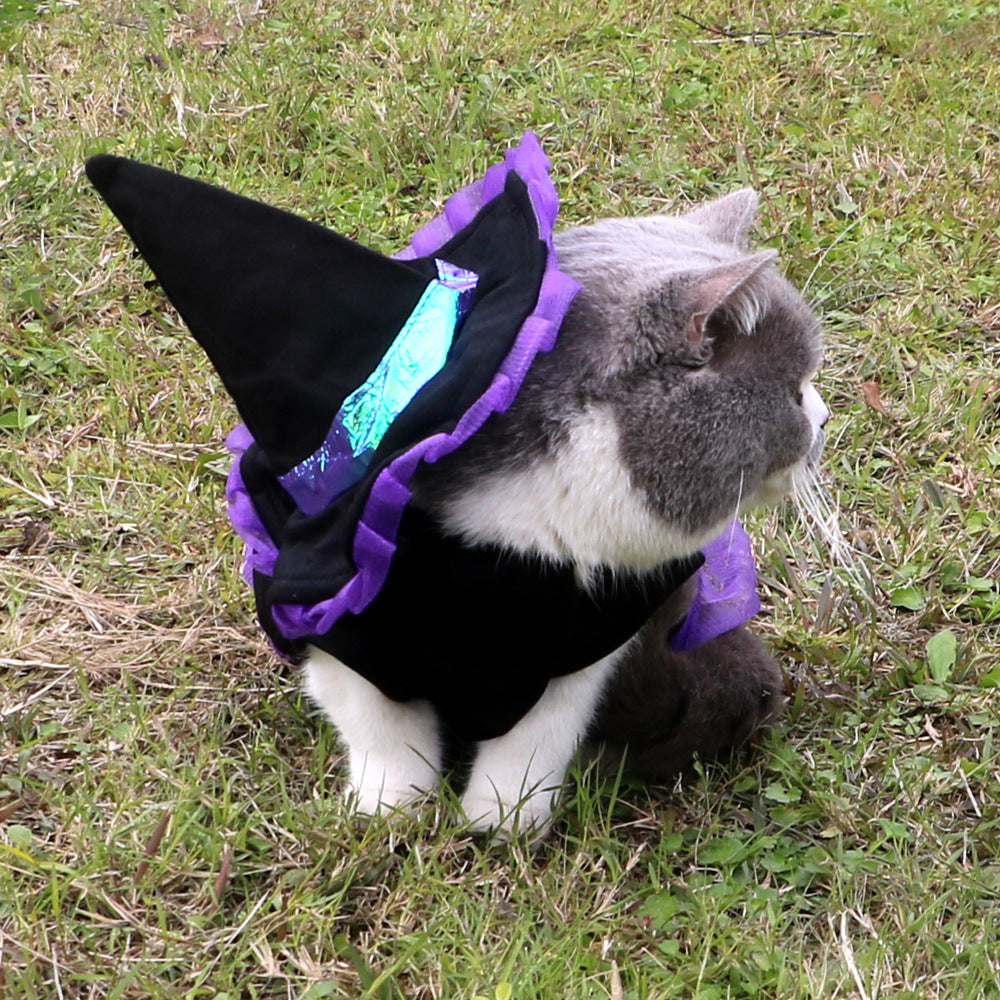 Pet Christmas Wizard Halloween Clothes dog Cat