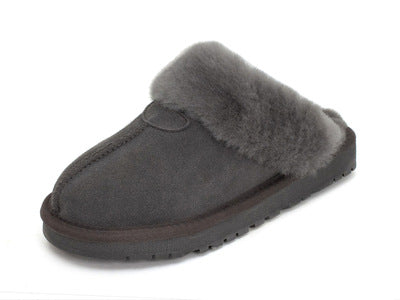 Winter warm non-slip slippers